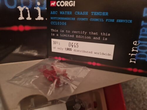 Corgi Nine Double Nine Ltd Edn CC10305 AEC T/T Ladder Hereford Worcester CC10306 - Picture 10 of 18