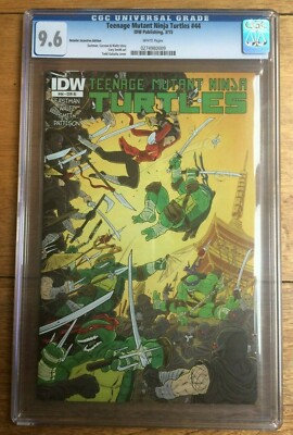 Teenage Mutant Ninja Turtles #44 1:10 Galusha Variant  Key CGC 9.6 0274980009