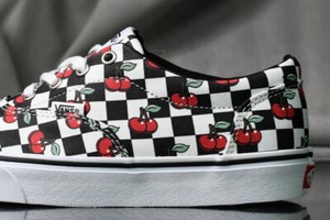 womens cherry vans
