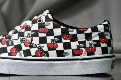womens cherry vans
