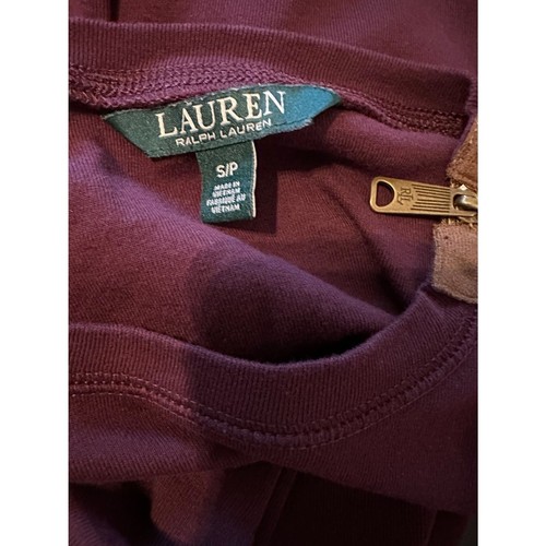 Lauren Ralph Lauren Classic Long-sleeved Tee with Faux Suede Elbow Patches - Picture 7 of 8
