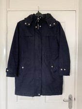 Joules Aspen Navy Raincoat Size 10