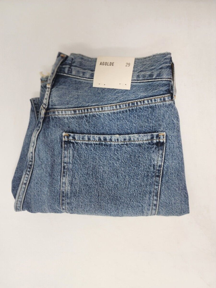AGOLDE RILEY HIGH RISE CROP STRAIGHT LEG JEAN - FREQUENCY SIZE 29 | eBay