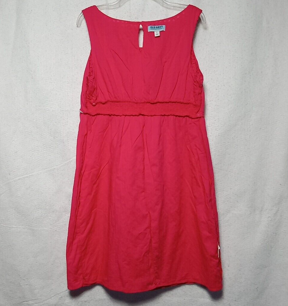 pink maternity dress old navy Old Navy Maternity Ruched Bodycon Dress Hot Pink sz Small Me n Mommy To Be