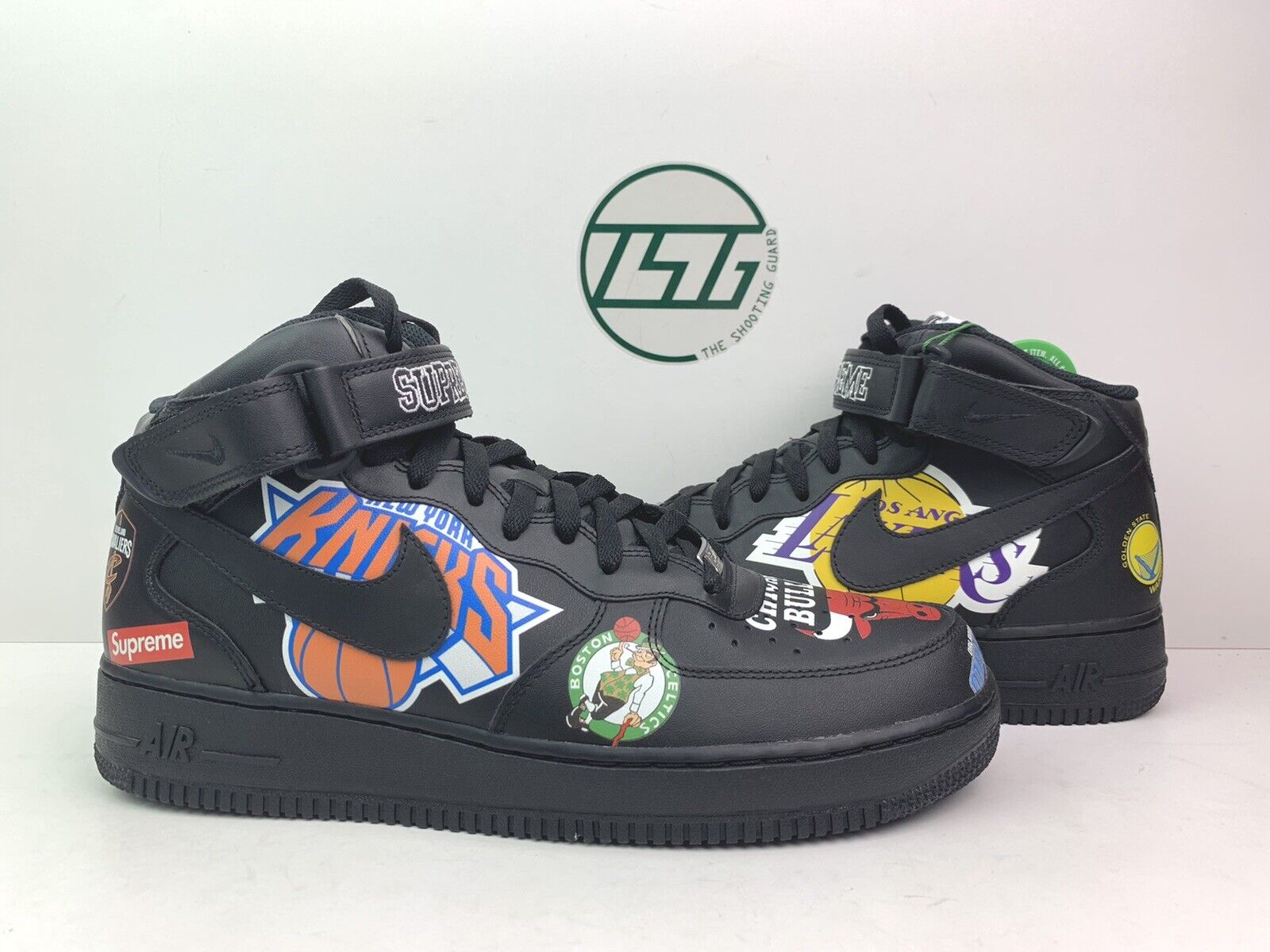 Nike Air Force 1 Mid &#039;07 / NBA Teams Black Size 11 DS SS18 AQ8017 001 | eBay