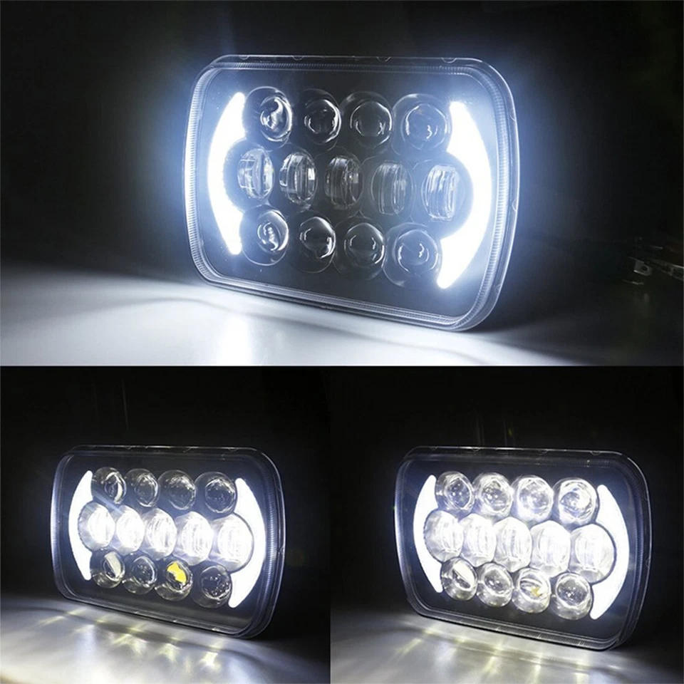 Faro LED halo 7x6" para Chevrolet Express 1500 2500 3500 Astro Cargo Van G10 Foto 3 de 4