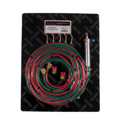 Gentec Small Torch Oxy/Acetylene kit 12 foot hoses with tips #2-6 - 14-504