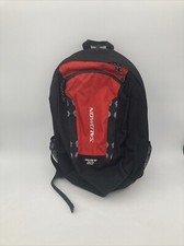 Salomon Wanderer 20 Backpack Red Silver Black Hiking Outdoor Running Rare