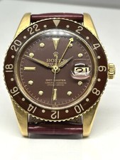 Rolex Exceptional GMT 6542 18K Vintage 1959 Totally Original Perfect Bezel