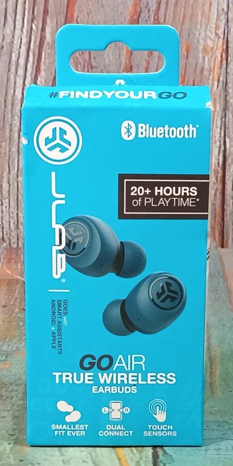 JLab Audio Go Air True In Ear Wireless Headphones - Blue - Image 2 of 4