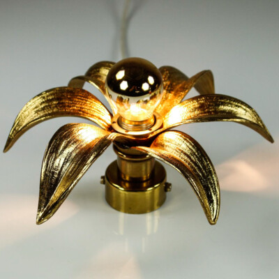 Hollywood Regency Wall Lamp by Solid 1970s Light Vintage