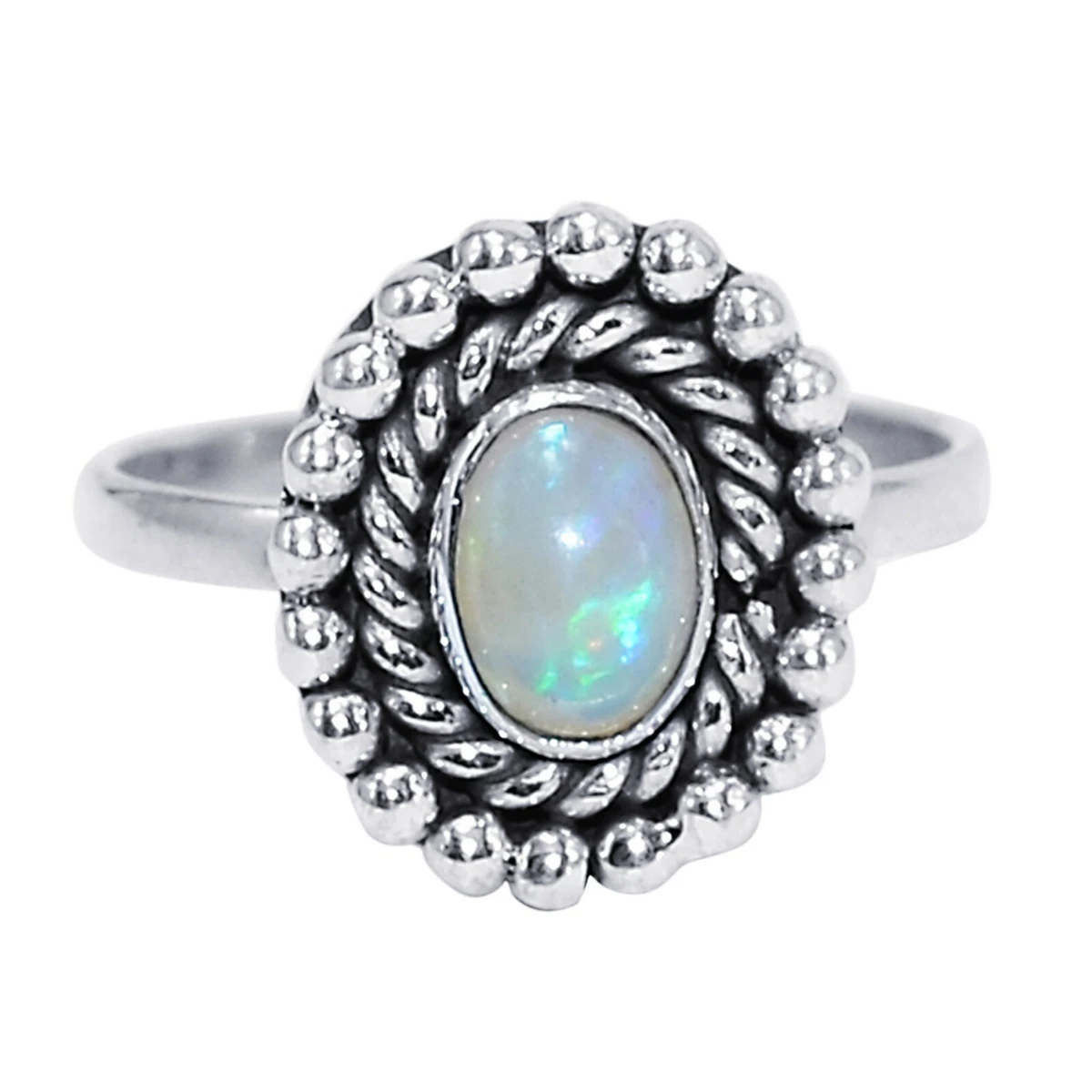 Opal stone shop ring online