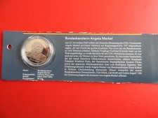 * Angela Merkel * Silver Medal Proof (333) * Approx 12.5g. (Ki.9)