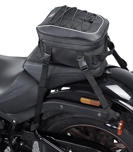 kEMIMOTO Motorcycle Tail Bag 30L Expandable Motorbike Helmet (Bag Only )