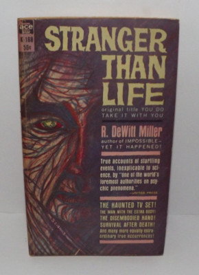 Stranger Than Life R DeWitt Miller  Ace Star K168 Paperback Book 1955