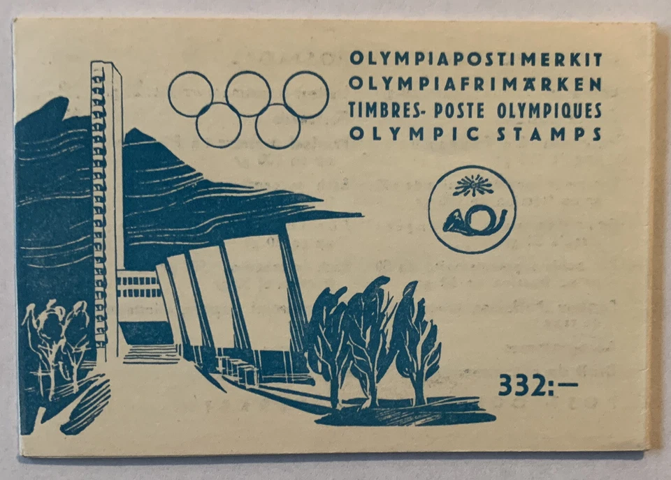 Folleto de bloques de estampillas de los Juegos Olímpicos de Finlandia 1952 como nuevo Foto 2 de 4