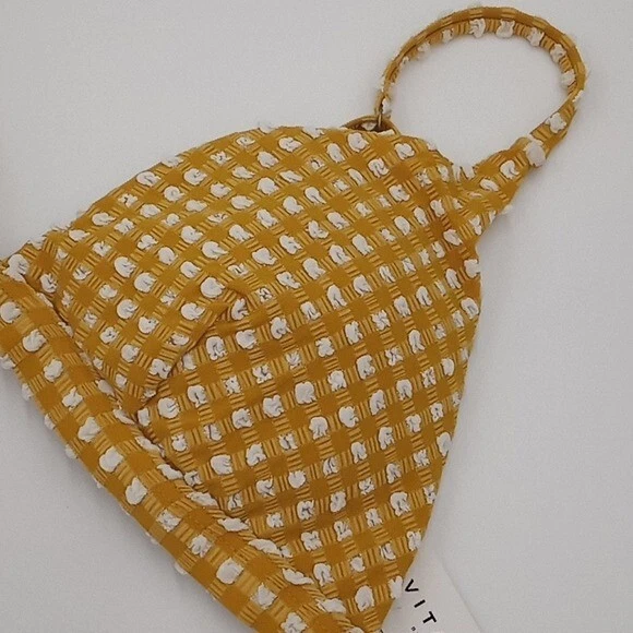 Top bralette de musgo caléndula Vichy 10/L Vitamin A para mujer y parte inferior de bikini Carmen Foto 3 de 4