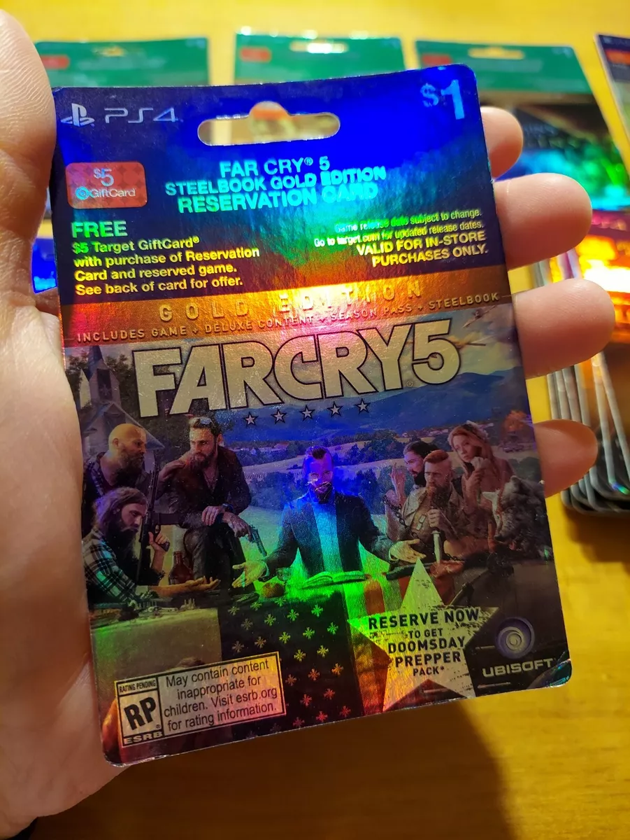 PS4 Far Cry 5 Steelbook Gold Edition Premium Pre Order Target