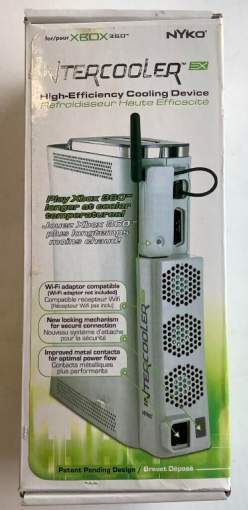 Nyko XBox 360 INTERCOOLER EX Cooling Fan WHITE console cooler external xbox eBay