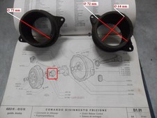 MANICOTTO CUSCINETTO FRIZIONE FIAT 683N 619N 693N/N1 ERREVI 716581 OE 4517066