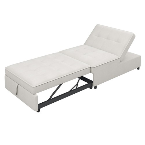 4-in-1 Sofa Bed, Multi-Function Folding Ottoman Bed with Storage Pocket and USB - Picture 36 of 48