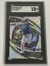 2020 Panini Select #109 Javier Baez SGC 10 Gem Mint Scope Prizm