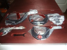 Starrett S436.1BXRLZ 0 to 4" Range, 4 Piece Mechanical Micrometer Set NEW 