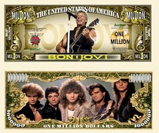 OUR BON JOVI BAND NOVELTY NOTE (25 Bills)