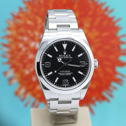 Rolex Explorer I Stahl Automatik Ref: 214270 - mit Rolex Box & Papiere von 2015 - Bild 6 von 15