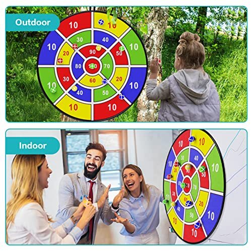 BooTaa 29 Large Dart Board for Kids Kids Dart Board with Sticky Balls Boys To - Picture 3 of 8