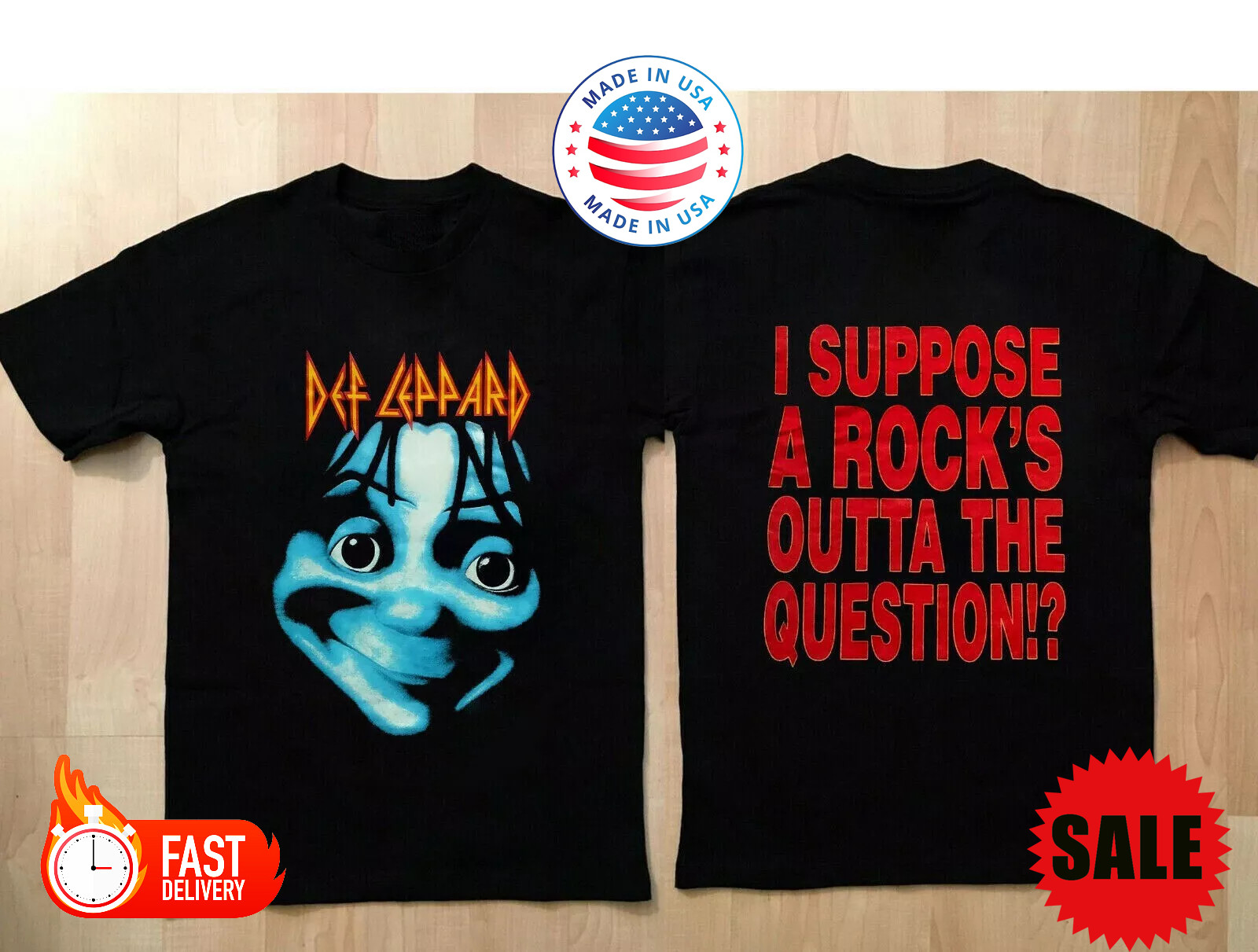 Def Leppard 90's ヴィンテージTシャツ Mサイズ 【公式通販】