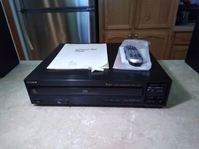 Sony CDP-C205 5 Disc Compact Disc Player CD Changer - W-Remote - TESTED