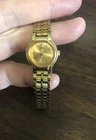 VINTAGE SEIKO QUARTZ SX WOMEN'S GOLD TONE WATCH UNTESTED/PARTS 250498 BT