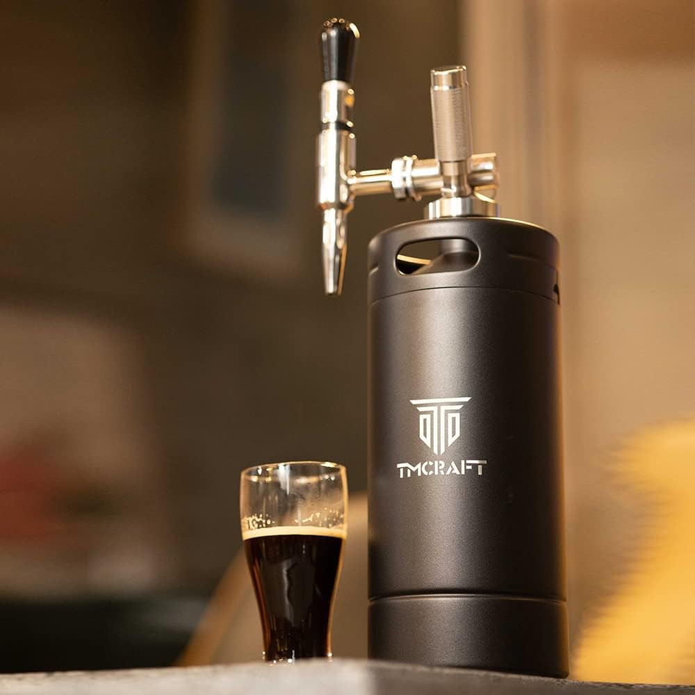 128Oz Nitro Cold Brew Coffee Maker with Stainless Steel Faucet & Valve