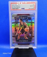 2021 Select Evan Mobley RC #5 Silver Prizm PSA 8
