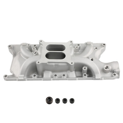 Neu Aluminium Ansaugkrümmer Dual Plane for Ford Small Block 289 302 Satin
