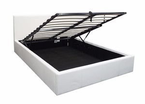 Details About Single Double Or King Size White Faux Leather Ottoman Deep Storage Lift Up Bed Details About Single Double Or King Size White Faux Leather Ottoman Deep Storage Lift Up Bed
