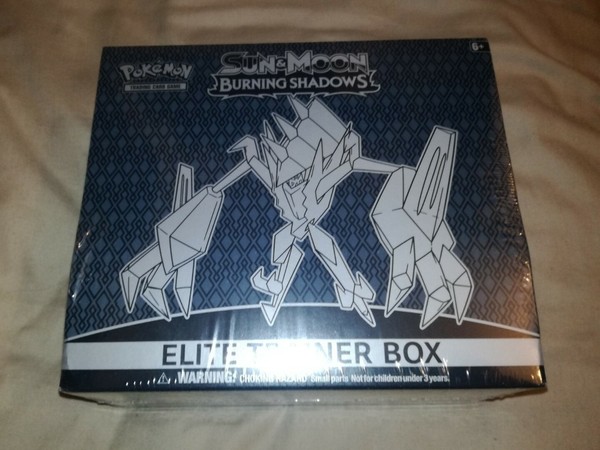 Pokemon Sm Burning Shadows Elite Trainer Box 8 Booster Packs New Sealed Schooner Org