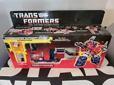 Powermaster Optimus Prime G1 1988 TRANSFORMERS Vintage Original COMPLETE Box