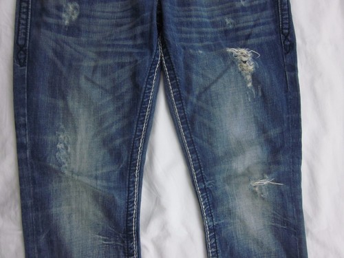 Jeans Rock Revival Richie Straight Fleur Flap Uomo Taglia 30 Medium Distressed 33 - Foto 8 di 12