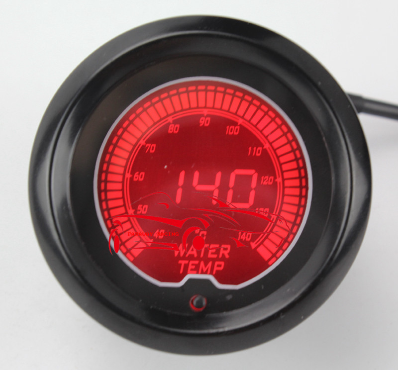 Coolant/Water Temp Electrical Gauge EVO Series 7 Color LCD Screen 52mm