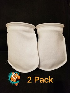 Two-2-Filter-Socks-7-034-x-12-034-Felt-200-Micron-sock-Aquarium-Reef-Wet-Dry-Sump