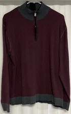 F/X Fusion 1/4 Zip Pull Over Men’s Large Purple.    7958