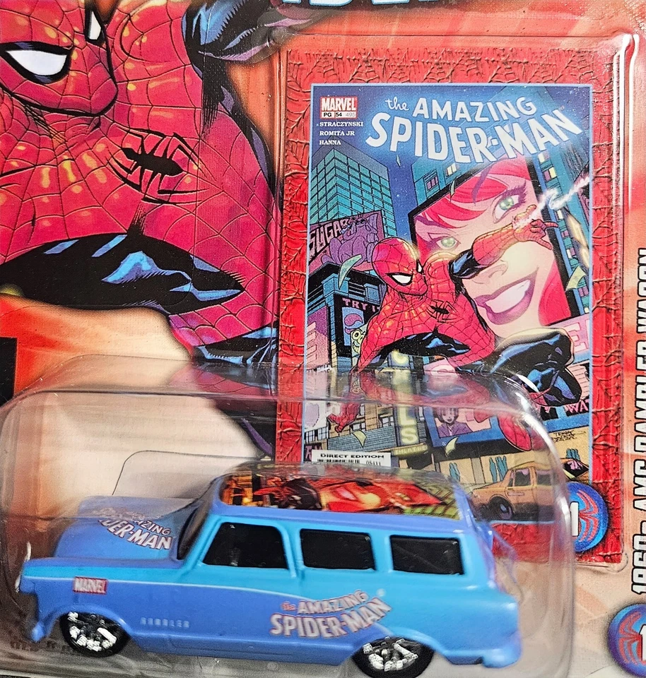 Johnny Lightning - Marvel / The Amazing Spider-Man - AMC RAMBLER STATION WAGON Foto 3 de 3