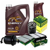 Inspektionspaket 6L Mannol Energy 5W-30 FüR Suzuki Grand Vitara I 1.6 4X4 2.0