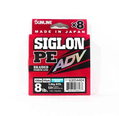 Sunline P.E Linie X8 Siglon Advance 150M P.E 0.6 8LB Blue (6278)