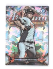 2018 Bowman Chrome Tanner Scott #/150 AFL Fall Stars Atomic Refractor SP Orioles