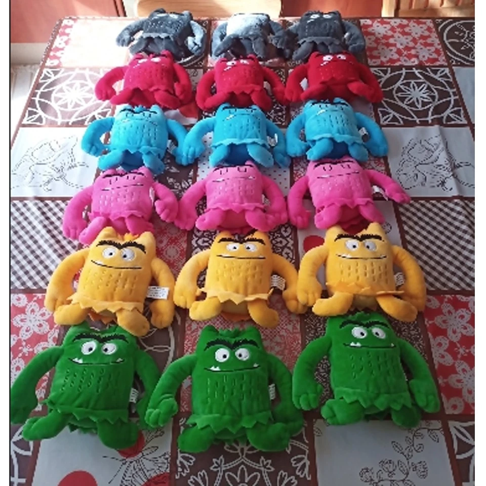 6PCS The Color Monster My Emotional Figure Plush Toy Soft Stuffed Animal Doll - image 3 of 4