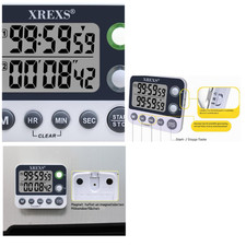 Dual Timer mit LCD Anzeige 3,8 cm Magnetisch ...