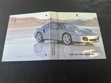 2001 Porsche HARDCOVER Press Kit 996 Carrera GT 911 Turbo Brochure Media Catalog